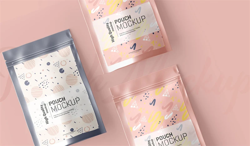 What are the New Trends in Food Packaging? blog cove: Food supplement pouch packaging mockup